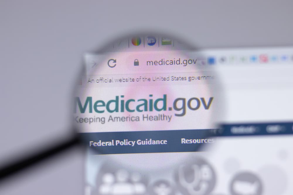 Medicaid.gov company logo on website